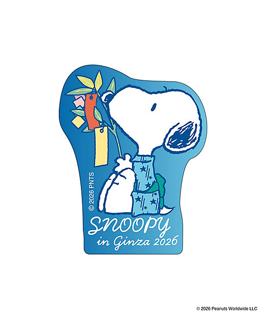 【預訂｜8月】Snoopy in Ginza 銀座展 2026 七夕系列 - 貼紙3枚