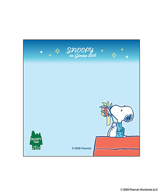 【預訂｜8月】Snoopy in Ginza 銀座展 2026 七夕系列 - Memo Block
