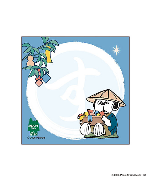 【預訂｜8月】Snoopy in Ginza 銀座展 2026 和風番頭系列 - 明信片 Memo 紙膠帶 Jetstream筆
