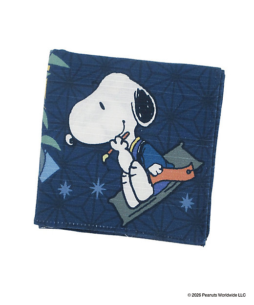 【預訂 | 8月】Snoopy in Ginza 銀座展 2026 和風番頭系列 - 方布巾