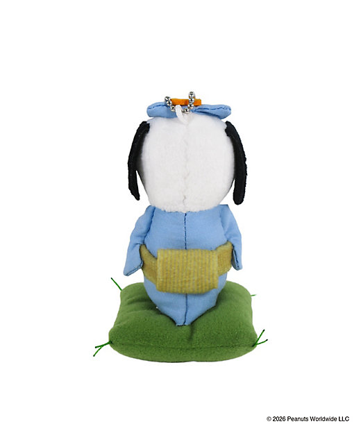 【預訂 | 8月】Snoopy in Ginza 銀座展 2026 和風番頭系列 - Snoopy Belle Olaf 公仔掛飾