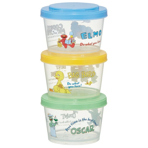 【訂貨】芝麻街 Sesame Street - 迷你食物盒 保存容器 3件裝