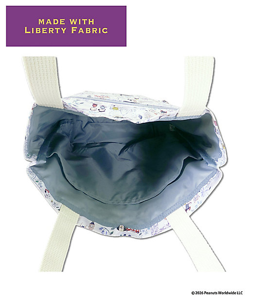 【預訂｜8月】Snoopy in Ginza 銀座展 2026 - Snoopy x Liberty Fabrics LONDON A4 手挽袋
