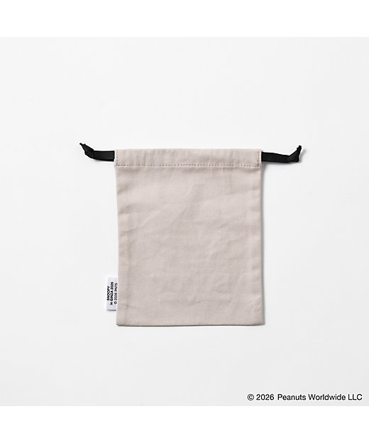 【Pre-order｜Aug】Snoopy in Ginza 2026 DEAR BUDDY Series - Embroidered Drawstring Bag