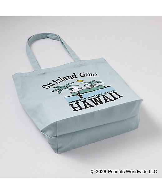 【預訂｜8月】Snoopy in Ginza 銀座展 2026 - SNOOPY’S SURF SHOP 手挽袋 Tote Bag（On Island Time）