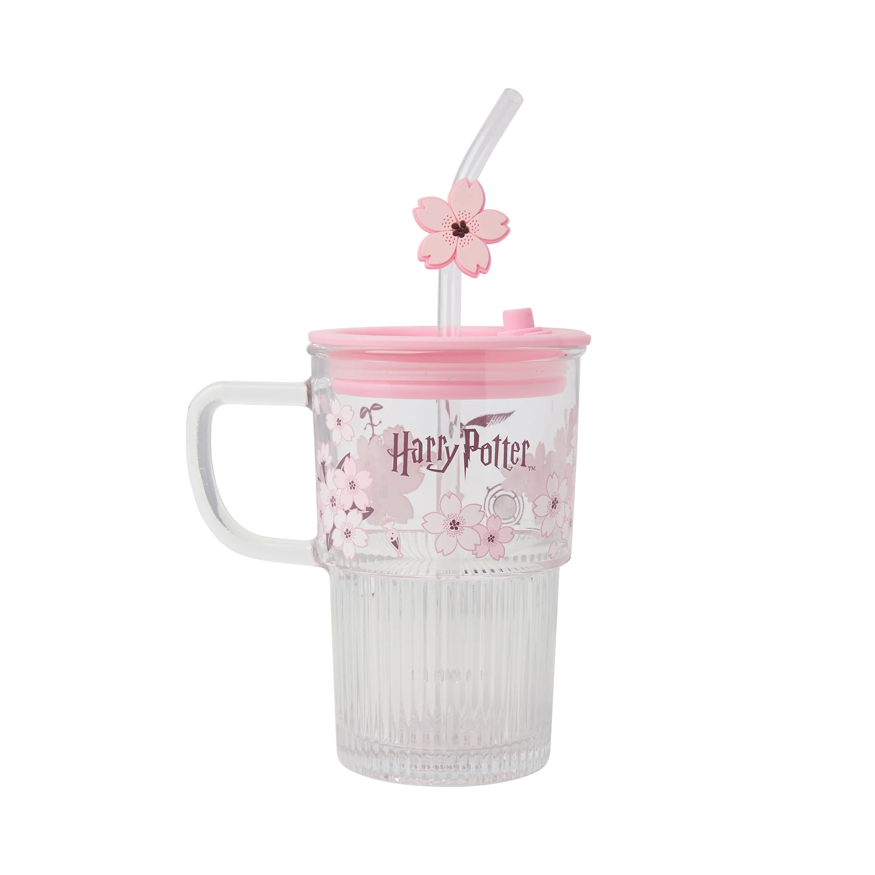 【訂貨】Harry Potter 哈利波特 櫻花系列 玻璃馬克杯 連飲管