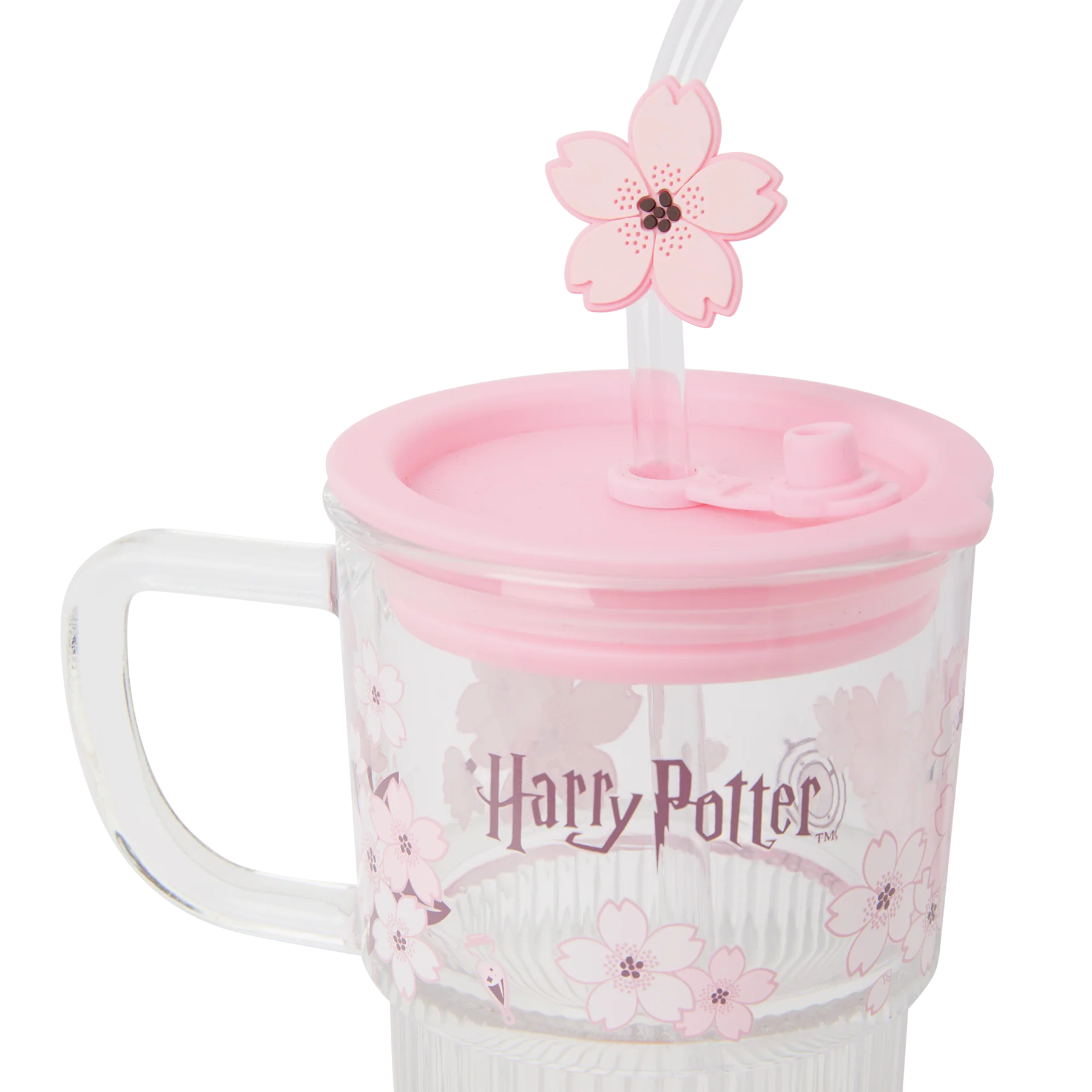 【訂貨】Harry Potter 哈利波特 櫻花系列 玻璃馬克杯 連飲管