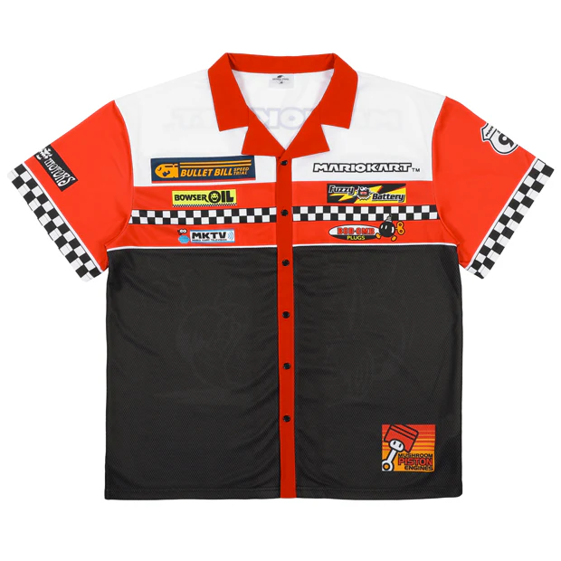 【訂貨】USJ Mario Kart 網布 短袖恤衫 襯衫 外套