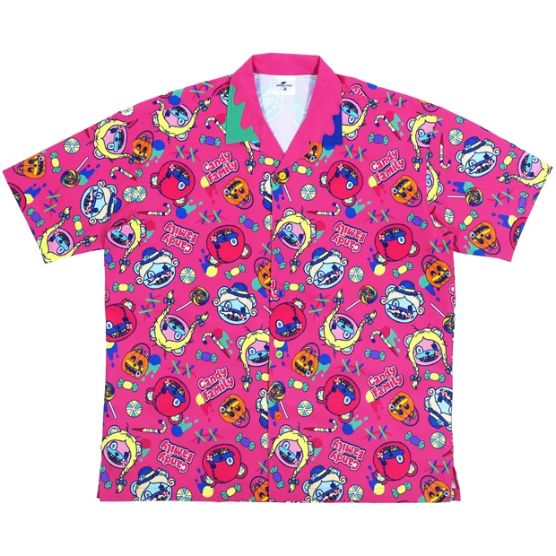 [Order Now] USJ Halloween - Hami-kuma Candy Lolly & Pop Pink Short-Sleeve Shirt