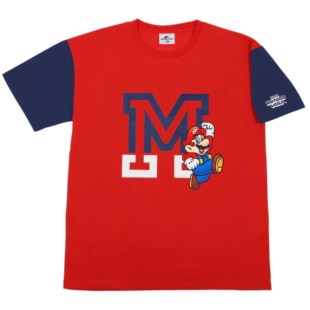 【訂貨】USJ Mario 任天堂世界角色 Tshirt（字母款）