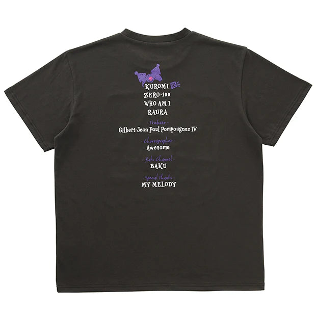 USJ x Kuromi Black Dreams Bloom - 成人 Tshirt