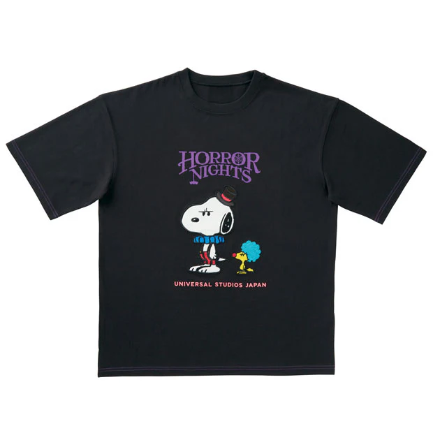 【訂貨】USJ Halloween Snoopy Horror Nights 2025 - Snoopy & Woodstock Tshirt