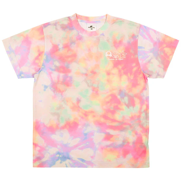 【訂貨】USJ Mario Power Up Items 道具圖案 彩色 Tshirt（粉紅）