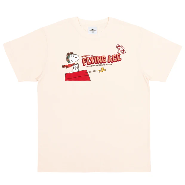 【訂貨】USJ PEANUTS Snoopy Flying Ace - Tshirt（成人）