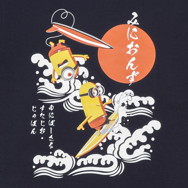 【訂貨】USJ Minions 迷你兵團 小小兵 和風成人 Tshirt 