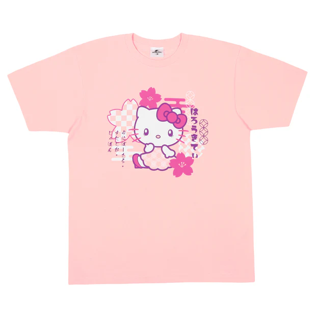 【訂貨】USJ Hello Kitty 和風成人 Tshirt 