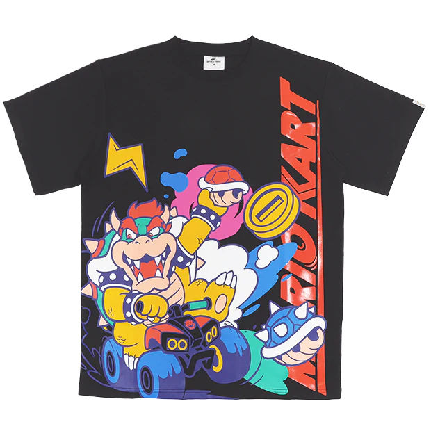 【訂貨】USJ 25th Discover U 週年紀念系列 - 任天堂 Mario 庫巴 成人短袖 Tshirt（黑）