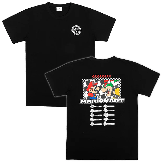 【訂貨】USJ Mario Kart Tshirt - Mario & 庫巴 (成人)