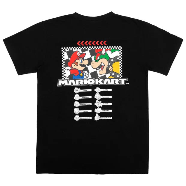 【訂貨】USJ Mario Kart Tshirt - Mario & 庫巴 （成人）