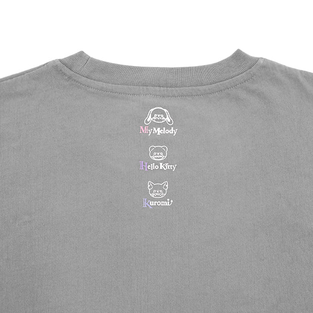 【訂貨】USJ Halloween Horror Nights Kuromi x Hello Kitty x Melody - Tshirt