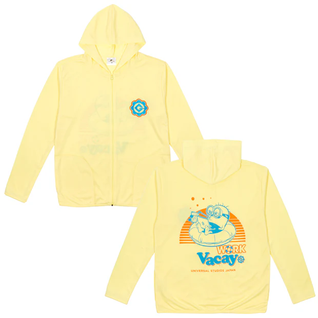 【訂貨】USJ Minions Work Vacay 黃色防曬外套