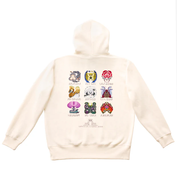 【訂貨】USJ Monster Hunter Wilds 魔物獵人 - 狩猟中衛衣（白）