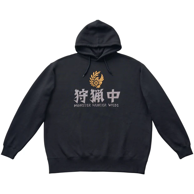 【訂貨】USJ Monster Hunter Wilds 魔物獵人 - 狩猟中衛衣（黑）