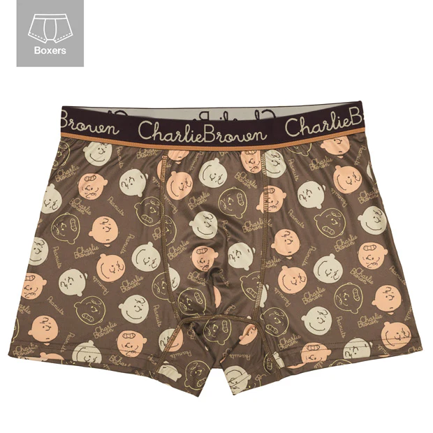 【訂貨】USJ Peanuts Snoopy Men's Boxer 男裝平腳內褲（Charlie Brown）