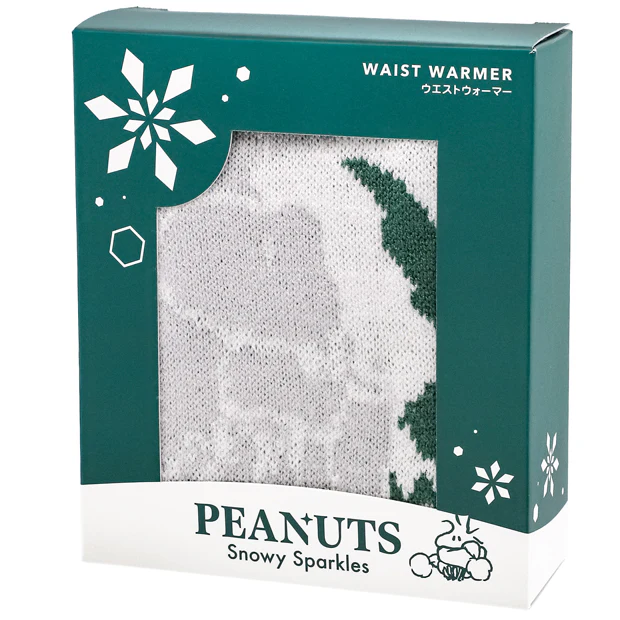 【訂貨】USJ PEANUTS Snowy Sparkles Snoopy 史努比聖誕系列 - 保暖腹卷