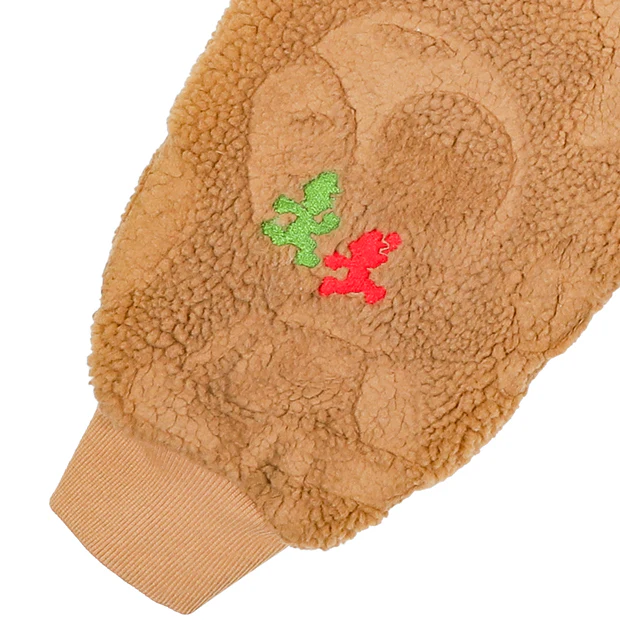 【訂貨】USJ Mario 任天堂世界 立體紋理 毛絨外套（啡）