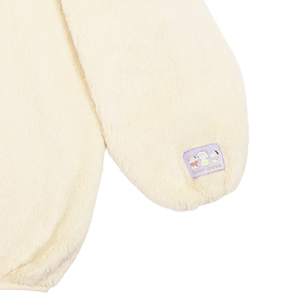 【訂貨】USJ PEANUTS Snowy Sparkles Snoopy 史努比聖誕系列 - Sally Snoopy & Charlie Brown 米白色毛絨衛衣