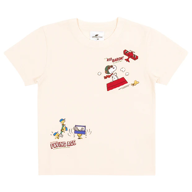 【訂貨】USJ PEANUTS Snoopy Flying Ace - Tshirt（小童）