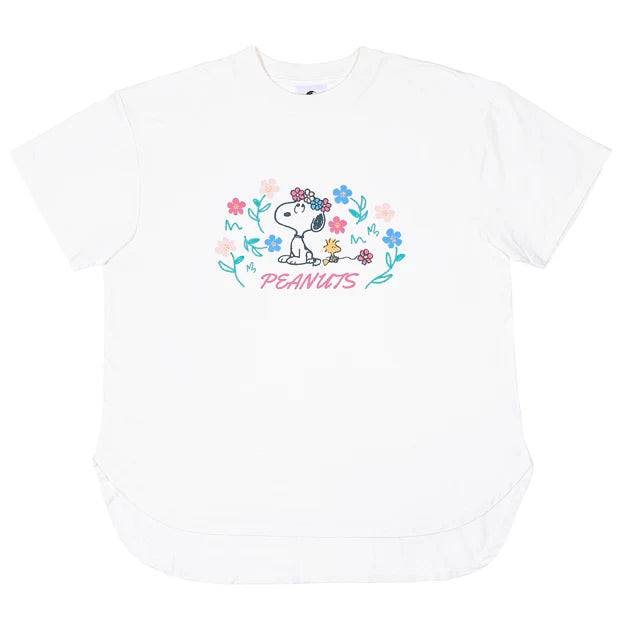 USJ Snoopy & Woodstock 睡衣 家居服套裝 (花朵條紋)