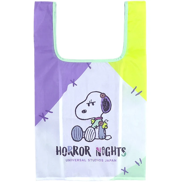 【訂貨】USJ Halloween Snoopy Horror Nights 2026 - 環保袋連Snoopy大頭收納包