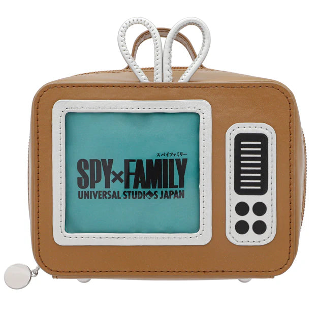USJ SPYXFAMILY 2025 復古電視小袋 化妝袋 收納袋