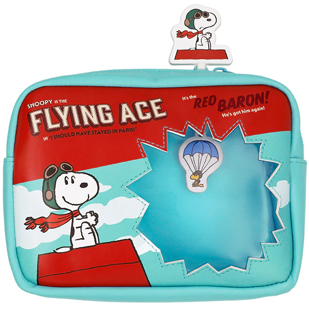 USJ PEANUTS Snoopy Flying Ace - Makeup Bag/Storage Pouch