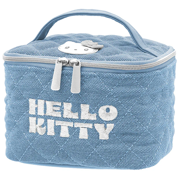 【訂貨】USJ Hello Kitty 牛仔系列 - 手提化妝袋 收納包