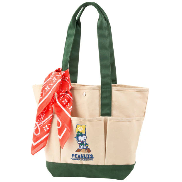USJ Peanuts Snoopy Beagle Scout 露營童軍系列 - Tote Bag 連方布巾