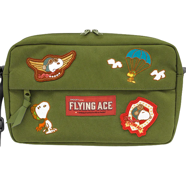 【訂貨】USJ PEANUTS Snoopy Flying Ace - 單肩包 斜揹袋