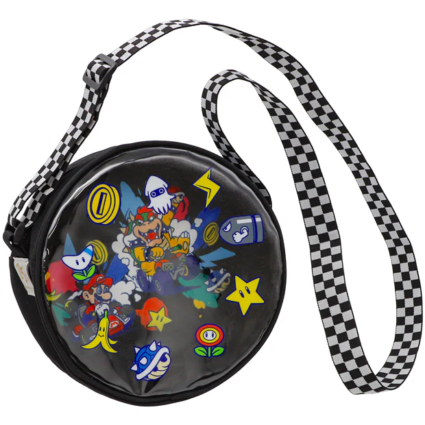 【訂貨】USJ 25th Discover U 週年紀念系列 - 任天堂 Mario Kart 圓形斜揹袋 單肩包