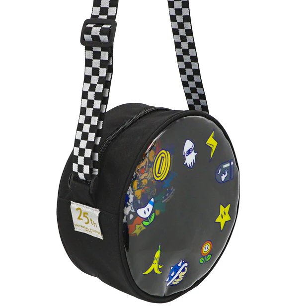 【訂貨】USJ 25th Discover U 週年紀念系列 - 任天堂 Mario Kart 圓形斜揹袋 單肩包