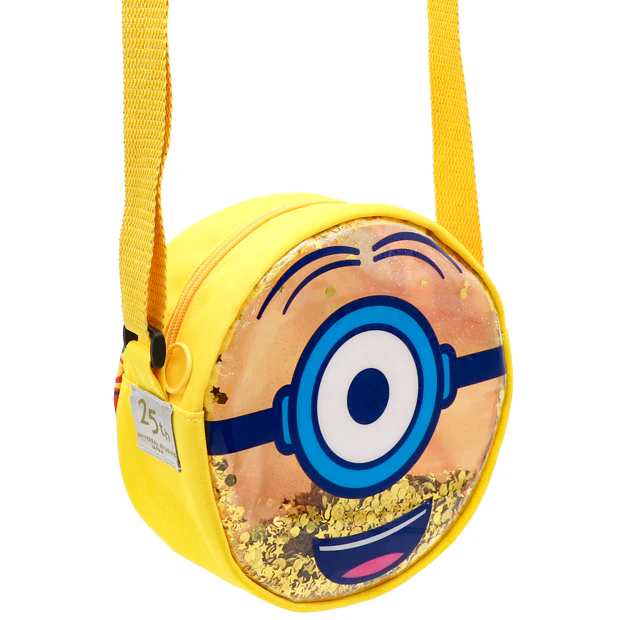 【訂貨】USJ 25th Discover U 週年紀念系列 - Minions 迷你兵團 小小兵 圓形斜揹袋 單肩包