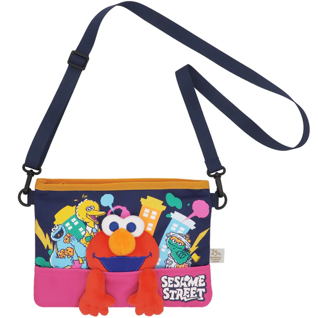 【訂貨】USJ 25th Discover U 週年紀念系列 - 芝麻街 Elmo 斜揹袋 單肩包