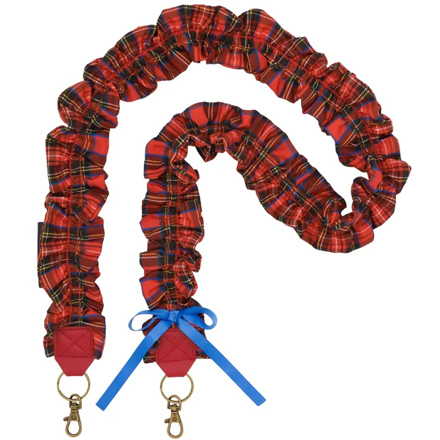 【訂貨】USJ 25週年紀念 Hami-kuma 系列 - 紅色格紋 斜孭帶 肩帶