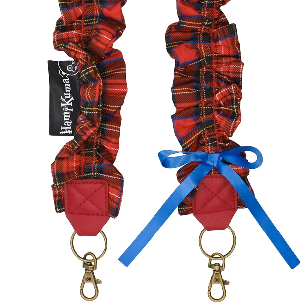 【訂貨】USJ 25週年紀念 Hami-kuma 系列 - 紅色格紋 斜孭帶 肩帶