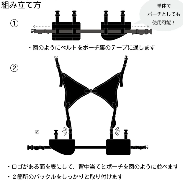 【訂貨】USJ Halloween 生化危機 BSAA 槍套式腰包