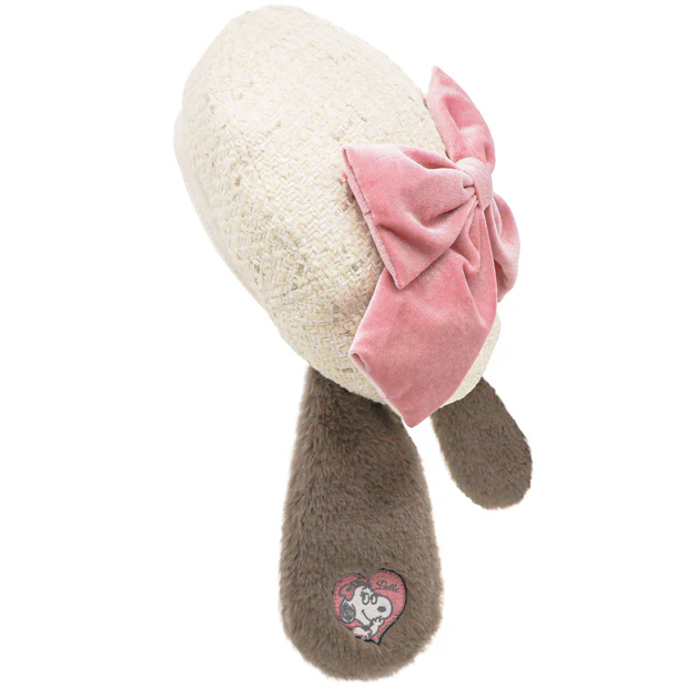 【訂貨】USJ Peanuts Belle 粉紅蝴蝶 貝雷帽