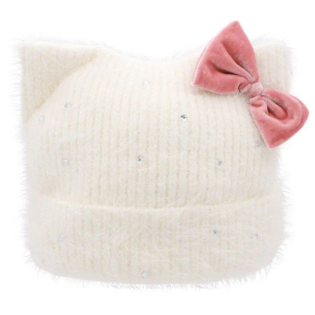 【訂貨】USJ Hello Kitty 貓耳針織冷帽 毛帽