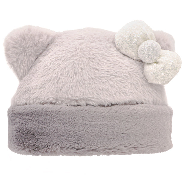 【訂貨】USJ Hello Kitty 灰色 毛毛帽