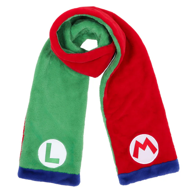 【訂貨】USJ Mario & Luiji 毛毛頸巾 / 手襪